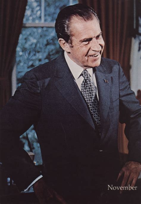 President Richard Nixon Signed Autographed Photo