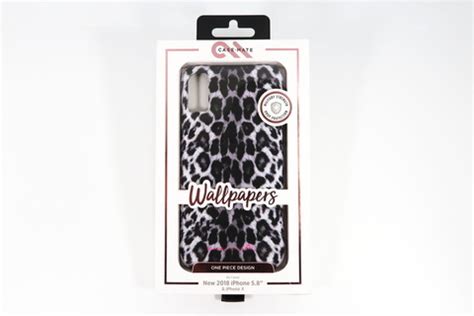 Case Mate Iphone Xs X Wallpapers Gray Leopard Watch