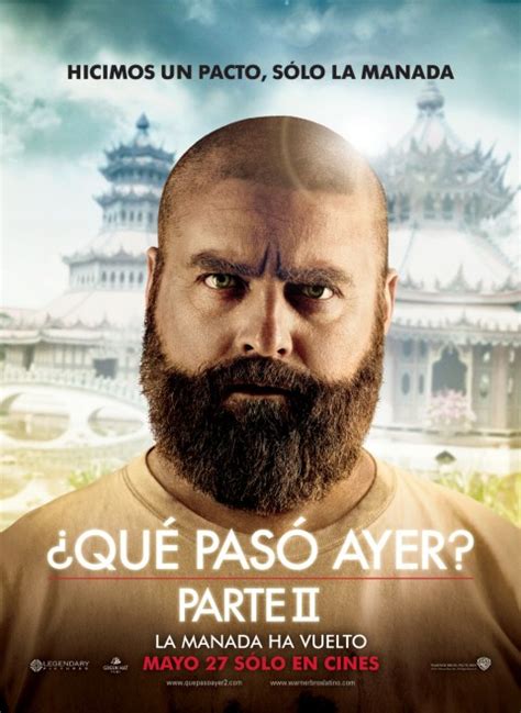 Póster en Español de Qué Pasó Ayer parte 2 Cinergetica