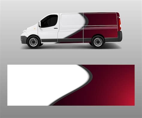 Premium Vector Car Decal Van Designs Wrap Designs Template Vector