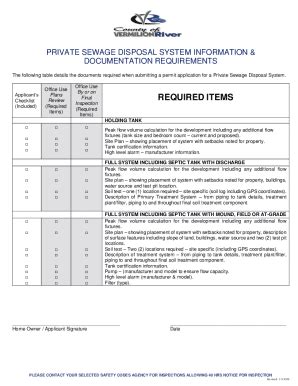 Fillable Online Guidance For The Inspection Of On Site Sewage