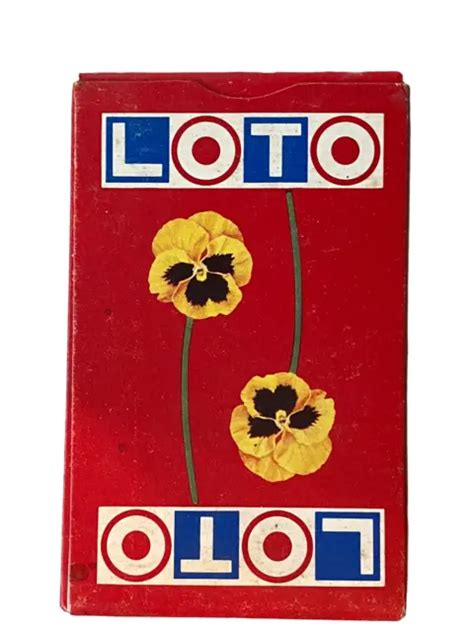 ANCIEN JEU DE Carte Publicitaire Loto Loterie Nationale EUR 10 00