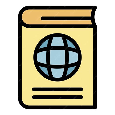 Premium Vector International Passport Icon Outline International