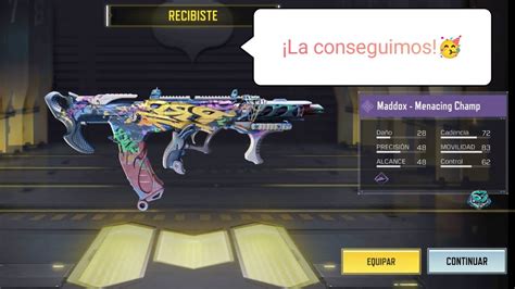 Y Con Esta Partida Conseguimos La Maddox Menacing Champ Cod