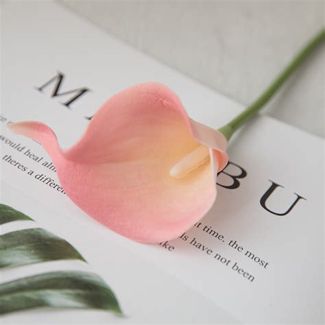 Wholesale MW01501 Real Touch PU Calla Lily Stems Artificial Flowers