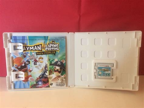 SUPERBE JEU NINTENDO 3DS RAYMAN ET LES LAPINS CRETINS PACK FAMILLE