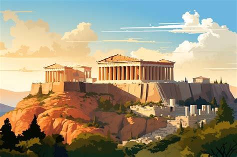 Premium Photo Acropolis Hill Athens Heart The Majestic Parthenon