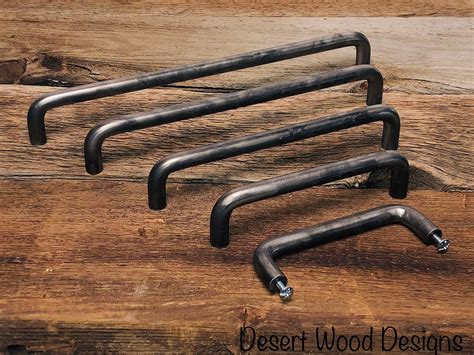 Iron Cabinet Pulls Hand Forged Cabinet Pulls Farmhouse Etsy