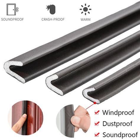 M V Type Self Adhesive Door Window Sealing Strip Soundproof Acoustic