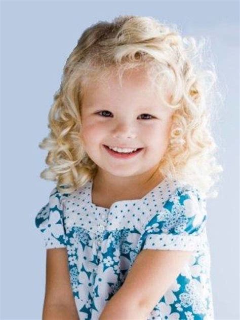 Short Haircuts For Little Girls With Curly Hair