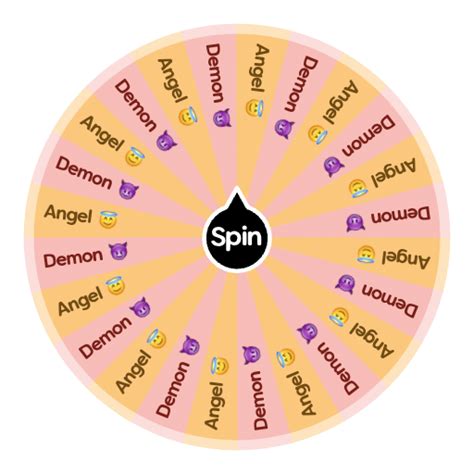 Angels Vs Demons Spin The Wheel Random Picker