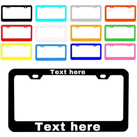 Custom Front License Plate Frame Personalized License Plate Frames For Men Womencustomized