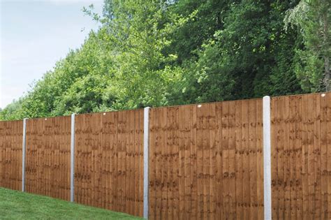 6ft X 6ft 1 83m X 1 83m Pressure Treated Brown Closeboard Fence Panel