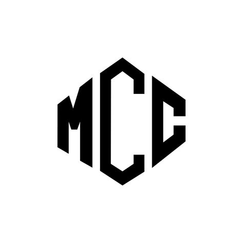 Diseño De Logotipo De Letra Mcc Con Forma De Polígono Diseño De