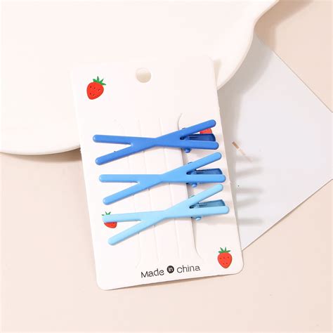 Vnanda Wavy Hairpins Set Of Surfboard Wave Shape Hairpins Hollow Anti Slip Lightweight Hair