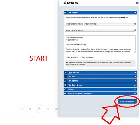 Cvi Scotland Look Save Setting Instructions