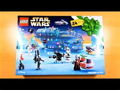 LEGO Star Wars 75307 Advent Calendar 2021 Review UNBOXING LEGO SPEED