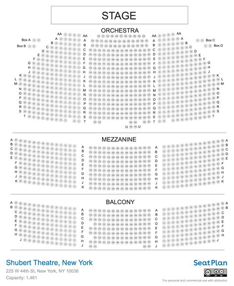 Shubert Theatre Seating Chart Boston | Cabinets Matttroy