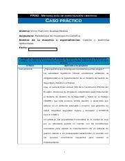 TAREA DE METODOLOGIA DE LA INVESTIGACION docx FP092 METODOLOGÍA DE