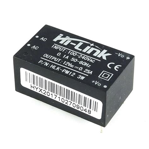 Hlk Pm V Ac To V Dc Mini Power Supply Module W Hilink Only For