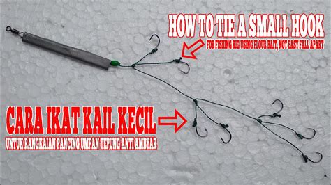 Cara Mudah Ikat Kail Kecil How To Tie A Small Hook Simpul Pancing