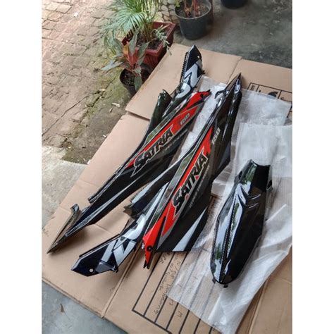 Jual Cover Body Bodi Halus Full Set Tanpa Sayap Depan SUZUKI SATRIA F