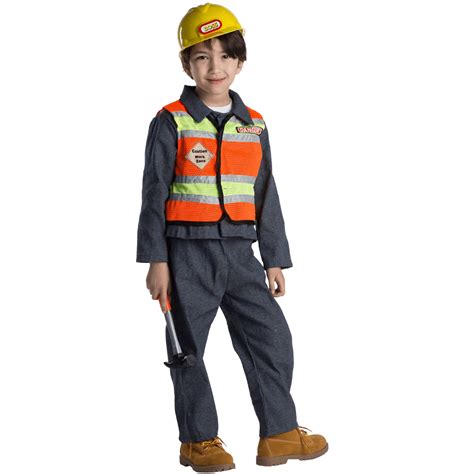 Construction Worker Costume Kids Dress Up America