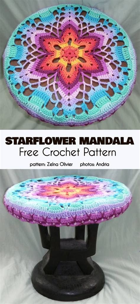 Starflower Mandala Free Crochet Pattern Artofit