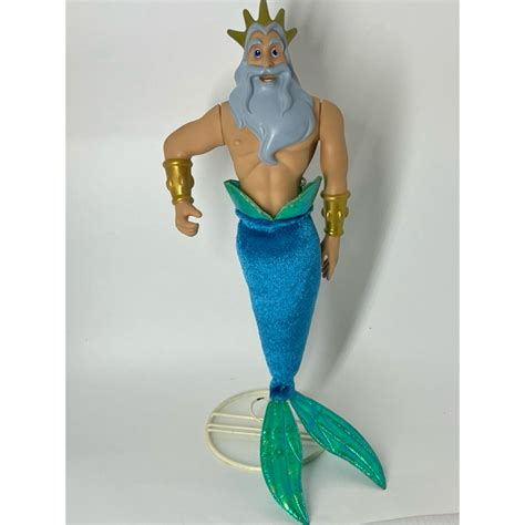 Pai Da Ariel Sereia - Boneco Barbie Rei Tritão, pai Ariel (A pequena sereia) Disney Store ...