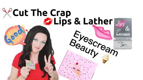 CUT THE CRAP ORGANICS EYESCREAM BEAUTY BOX AUGUST 2023 UNBOXING