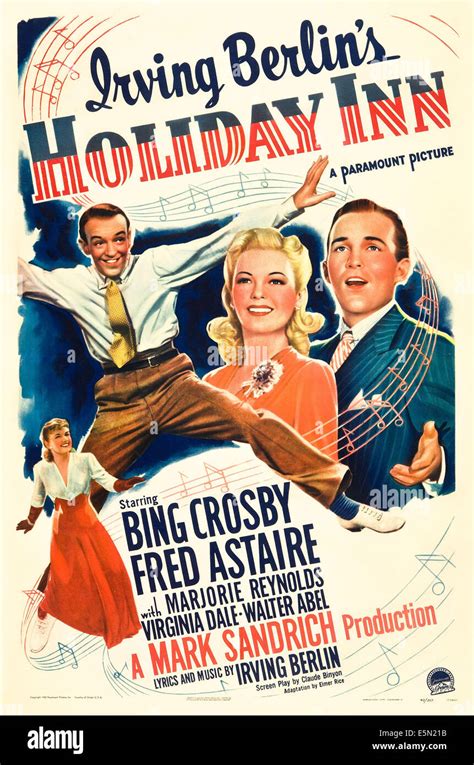 Holiday Inn Fred Astaire Marjorie Reynolds Bing Crosby 1942