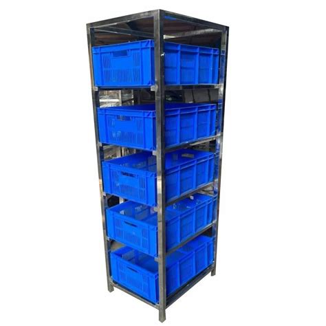 5 Feet Stainless Steel Rack For Warehouse At Rs 17000piece In