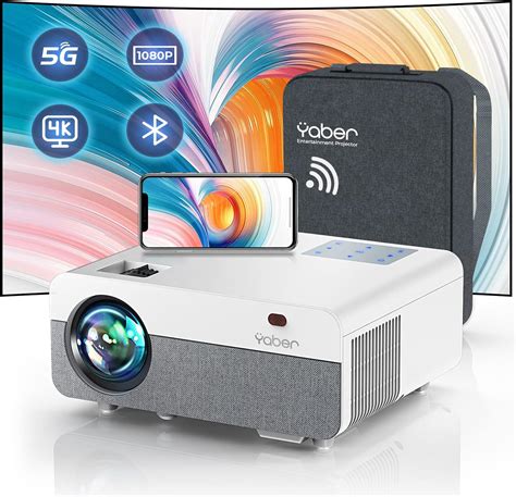 Vidéoprojecteur 5G YABER Pro Y9 400ANSI Full HD 1080P Projecteur 4K