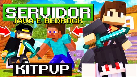 Server KIT PVP Minecraft Pirata E Original Java E Bedrock MCPE YouTube