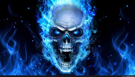 Blue Skull HD Wallpapers - Top Free Blue Skull HD Backgrounds ...