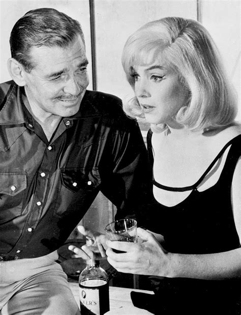 Clark Gable and Marilyn Monroe on the set of The Misfits, 1960