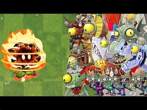 Plants Vs Zombies Meteor Flower Pvz Max Level Power Up Vs All