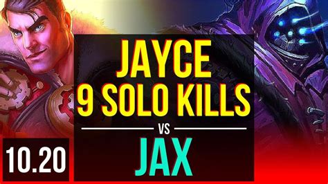 Jayce Vs Jax Top 4 Early Solo Kills 9 Solo Kills Kda 16 3 2