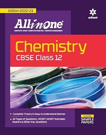 CBSE All In One Chemistry Class 12 2022 23 Edition Indu Gupta