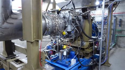 The St40m Gas Turbine On The Test Bench Download Scientific Diagram