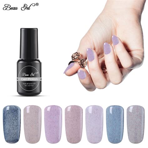 Beau Gel Ml Nail Gel Polish Faux Fur Effect Gel Varnish Semi Permanent