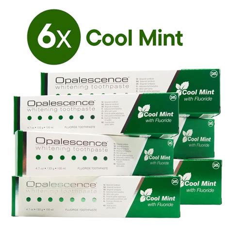 6 X Opalescence Whitening COOL MINT Original Toothpaste Zahncreme 100ML