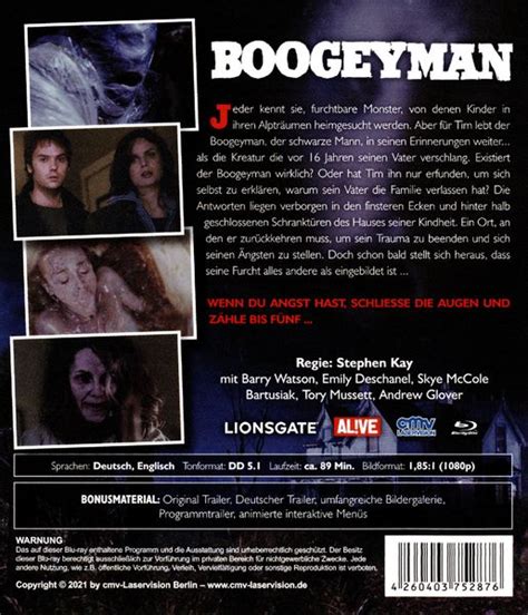 Boogeyman Der Schwarze Mann Von Stephen Kay Barry Watson Emily