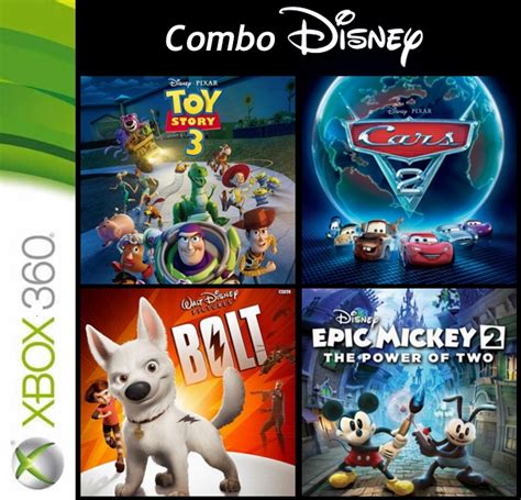 Combo Disney Midia Digital Xbox 360 95xGames