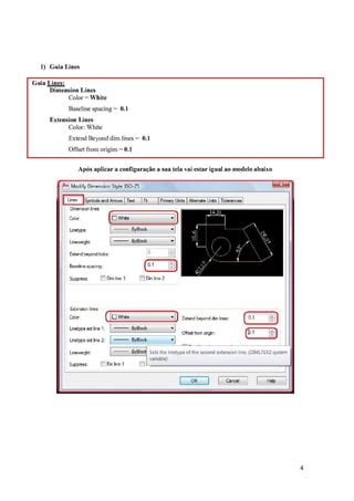 Desenho T Cnico Regras Para Configurar Cota Autocad Pdf