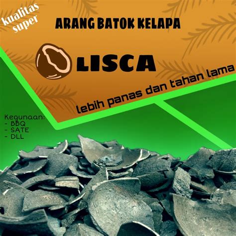 Jual Arang Batok Kelapa Kering Coconut Shell Charcoal Shopee Indonesia