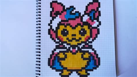 Pikachu With Hat Pixel Art