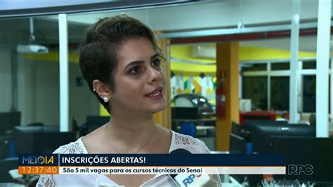 Vídeo: Senai oferece mais de 5 mil vagas para cursos técnicos no Paraná ...