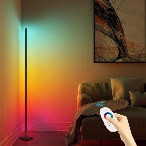 Gohyo Smart Led Floor Lamp Remote Control Rgbwarm White Corner Lamps