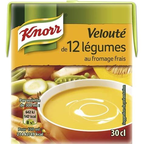 Lot De Knorr Velout De L Gumes Au Fromage Frais Brique De